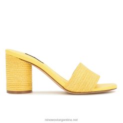 amarillo sandalias con tacón mapeli Nine West 0DDT0140