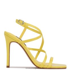 amarillo sandalias con tacón tilas Nine West 0DDT0553