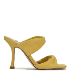 amarillo sandalias Seeya con tacón Nine West 0DDT0629