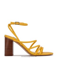 amarillo sandalias Yeap con tacón Nine West 0DDT02253