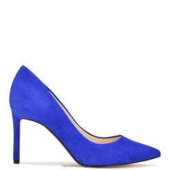 ante azul medio zapatos de tacón ezra con punta en punta Nine West 0DDT02143