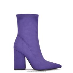 ante morado botines con tacón xrey Nine West 0DDT0944