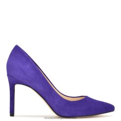 ante morado medio zapatos de tacón ezra con punta en punta Nine West 0DDT01216