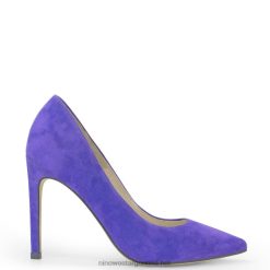ante morado medio zapatos de tacón puntiagudos tatiana Nine West 0DDT01508