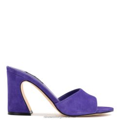 ante morado sandalias con tacón ulala Nine West 0DDT0699