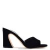 ante negro sandalias con tacón ulala Nine West 0DDT0700