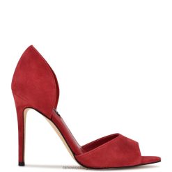 ante rojo precio bombas peep toe Nine West 0DDT01318