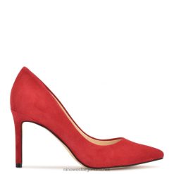 ante rojo zapatos de tacón ezra con punta en punta Nine West 0DDT01215