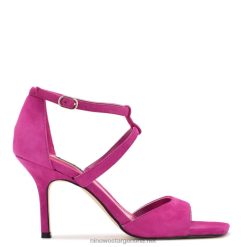 ante rosa sandalias de tacón suspiros Nine West 0DDT0461