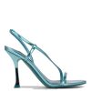 azul metalizado sandalias de vestir isaw Nine West 0DDT01986