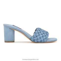 azul sandalias con tacón Drah Nine West 0DDT0215