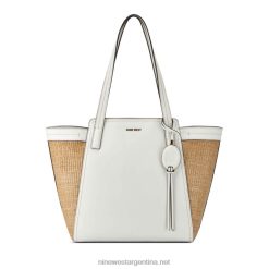 blanco bolso de mano jenae elite Nine West 0DDT02485