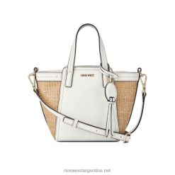 blanco bolso tote mini elite jenae Nine West 0DDT02488