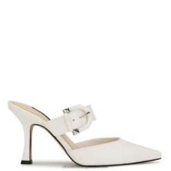 blanco mules sanra con puntera en punta Nine West 0DDT0684