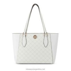 Blanco óptico bolso shopper pequeño kyelle Nine West 0DDT02500