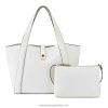 Blanco óptico Morely bolso tote 2 en 1 Nine West 0DDT02124
