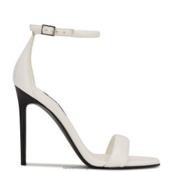 blanco sandalias con correa en el tobillo Nine West 0DDT02059