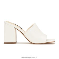 blanco sandalias con tacón Teice Nine West 0DDT0650