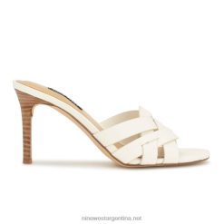 blanco sandalias linette con tacón Nine West 0DDT0129