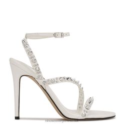 blanco sandalias mitz con correa en el tobillo Nine West 0DDT0625