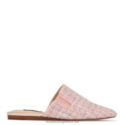 bouclé rosa claro mules freeda con puntera en punta Nine West 0DDT02346