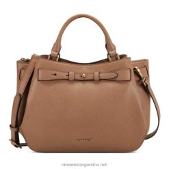 bronceado silla de montar cartera aria jet set Nine West 0DDT02577