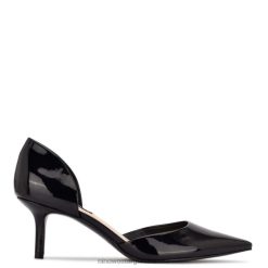 charol negro bombas de punta puntiaguda arive Nine West 0DDT02163