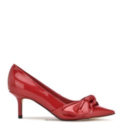 charol rojo bombas de vestir andee Nine West 0DDT01159