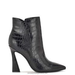 cocodrilo negro botines de vestir torrie Nine West 0DDT01493