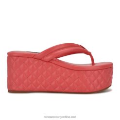 coral sandalias newya con plataforma Nine West 0DDT0831
