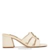 crema elegante sandalias con tacón gipper Nine West 0DDT0249