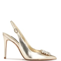 cristal de platino zapatos de salón famosos Nine West 0DDT01834