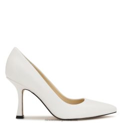 cuero blanco clasifica las bombas de punta puntiaguda Nine West 0DDT01191