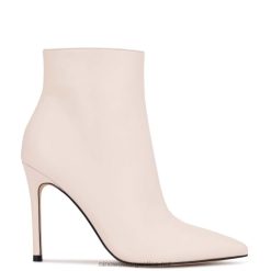 cuero crema elegante botines de vestir farrah Nine West 0DDT01639