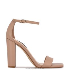 cuero desnudo sandalias Marrie con correa en el tobillo Nine West 0DDT02241