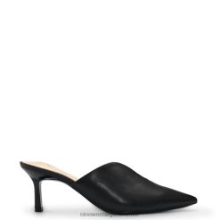 cuero negro mules kapps 9x9 con puntera en punta Nine West 0DDT02161