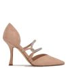 gamuza apenas desnuda bombas de vestir de chispas Nine West 0DDT01434