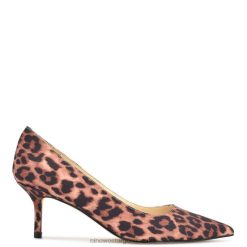leopardo marrón zapatillas arlene con puntera en punta Nine West 0DDT01169