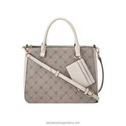 logo color avellana/leche bolso satchel lucianne jet set Nine West 0DDT02522