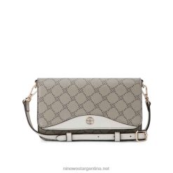 logotipo beige/leche billetera kyelle en una cuerda Nine West 0DDT02501