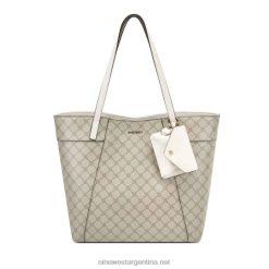 logotipo beige/leche bolso de mano jet set soleado Nine West 0DDT02715