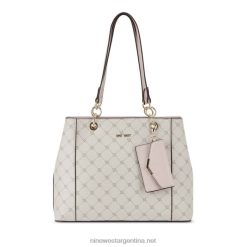 logotipo de hongo/rosa bolso shopper jet set basil Nine West 0DDT02427