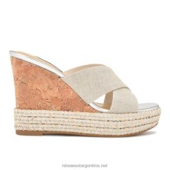 luz natural sandalias con cuña en tonos Nine West 0DDT0658