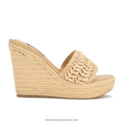luz natural sandalias holandas tipo alpargata con cuña Nine West 0DDT0662