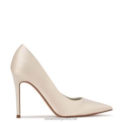 marfil satinado bombas de punta puntiaguda fresca Nine West 0DDT01632