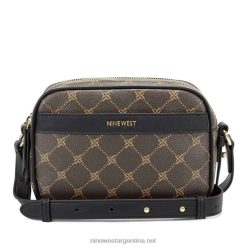 marrón/negro bolso de la cámara irina Nine West 0DDT02685