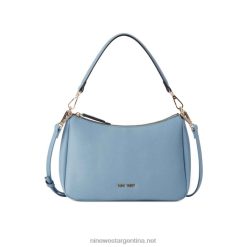 mezclilla pálida bolso de hombro Rhea mini Nine West 0DDT02535