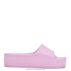 morado claro sandalias con plataforma para piscina Nine West 0DDT0676