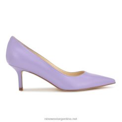 morado claro zapatillas arlene con puntera en punta Nine West 0DDT01157