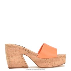 naranja perfecta sandalias con plataforma oklee Nine West 0DDT0242